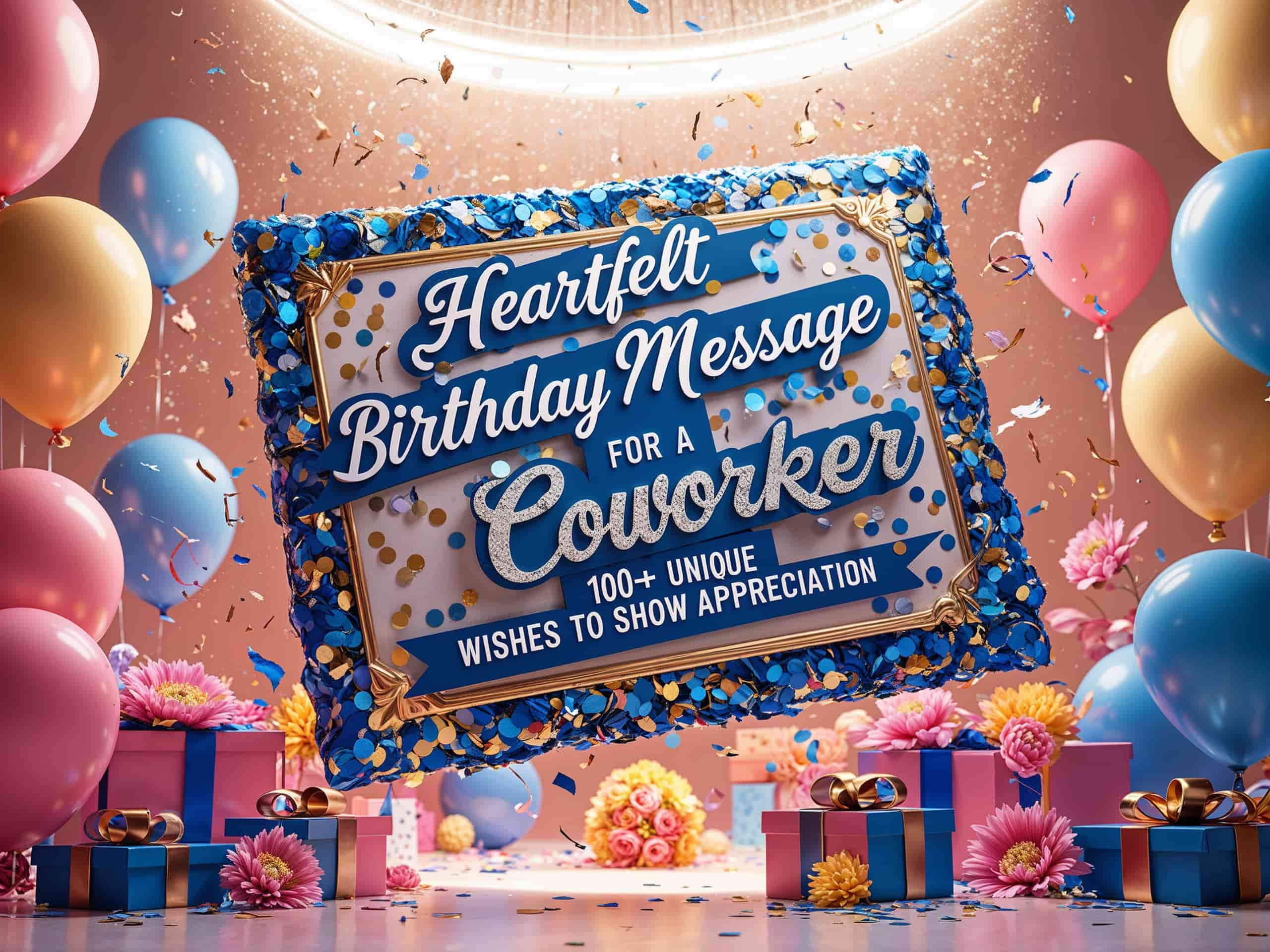 Heartfelt Birthday Message for a Coworker: 100+ Unique Wishes to Show Appreciation