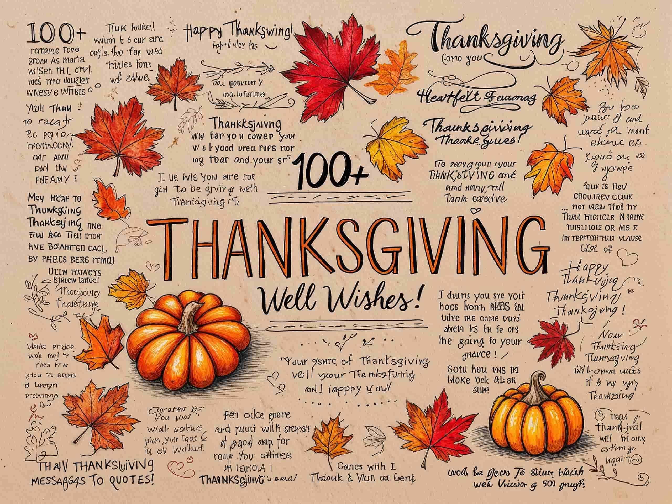 100+ Thanksgiving Well Wishes Heartfelt Messages and Quotes