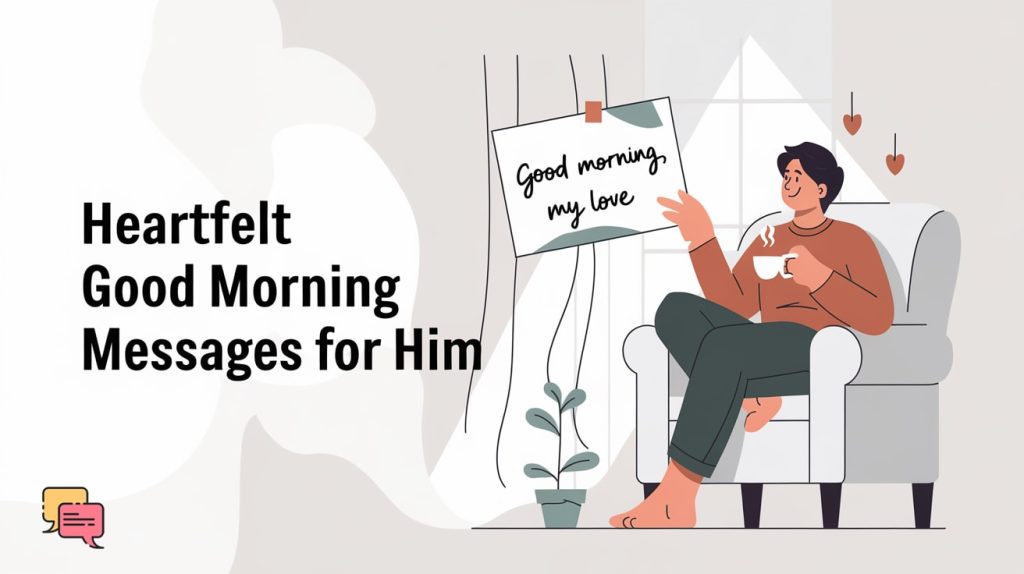 Heartfelt Good Morning Messages for Him to Show Your Affection