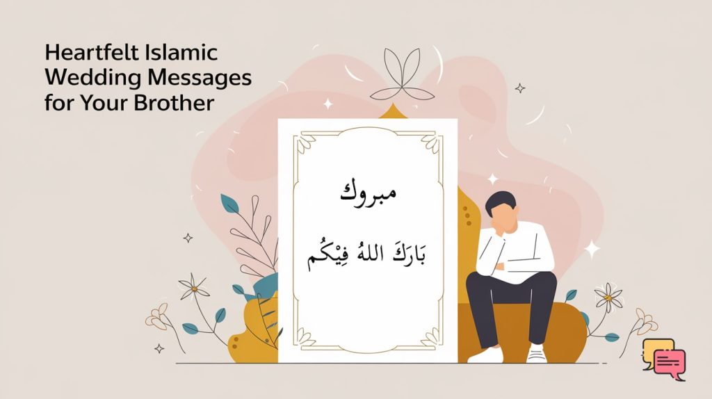 Heartfelt Islamic Wedding Messages for Your Brother - Blessings and Prayers for a Blessed Union